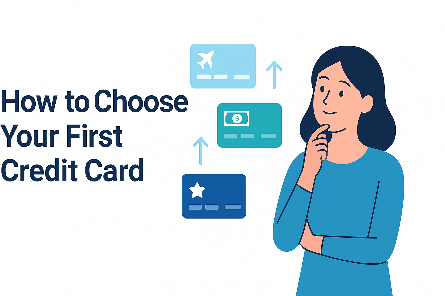 How to choose your first credit card - comparing travel, cashback and rewards cards side by side